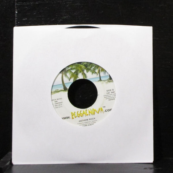 Andi Cole - Jamaica's National Anthem / Anthem Rock 7" VG+ Vinyl 45 Reggae Nova