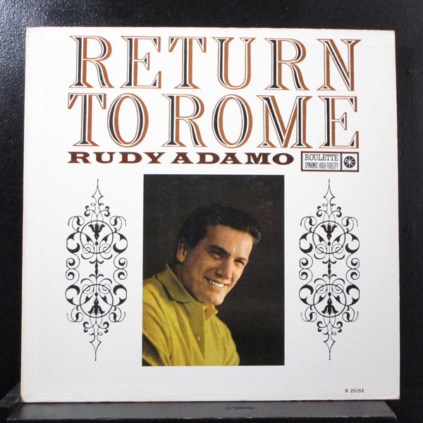 Rudy Adamo - Return To Rome LP Mint- R-25153 Mono White Label Vinyl Record - Shuga Records