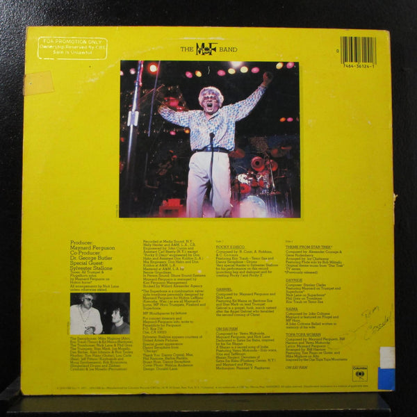 Maynard Ferguson - Hot LP VG+ JC 36124 White Promo 1979 USA Vinyl Record - Shuga Records