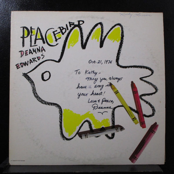 Deanna Edwards - Peacebird LP Mint- FCC 7705 Vinyl Record w/Book & Insert Signed - Shuga Records