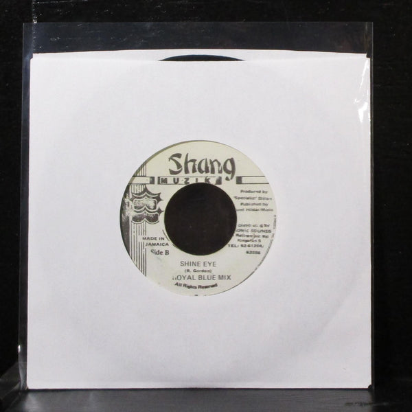 Shabba Ranks - Shine Eye Gal 7" VG Vinyl 45 Shang Muzik SHA 033 Jamaica - Shuga Records