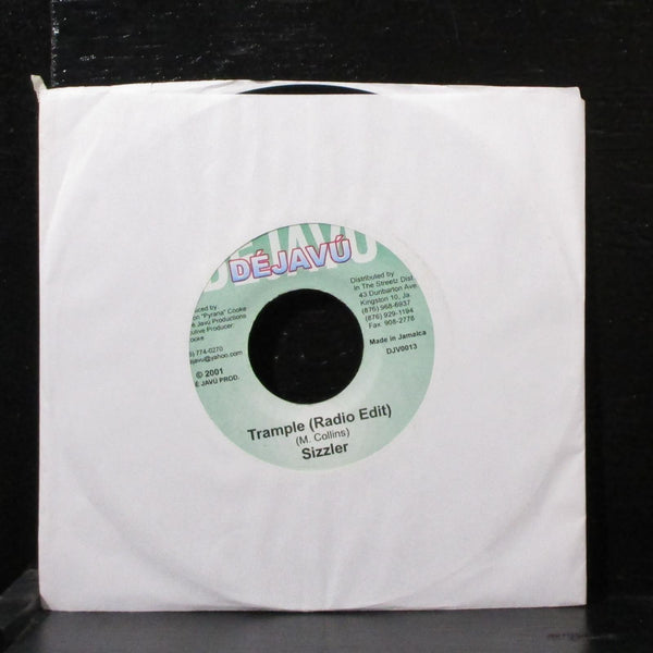 Sizzler - Trample 7" VG+ Vinyl 45 Dejavu DJV0013 Jamaica 2001 - Shuga Records