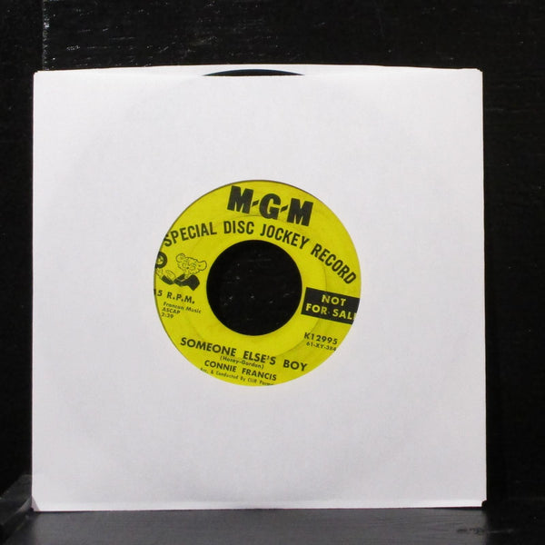 Connie Francis - Breakin' In A Brand New Broken Heart 7" VG- Promo Vinyl K12995 - Shuga Records