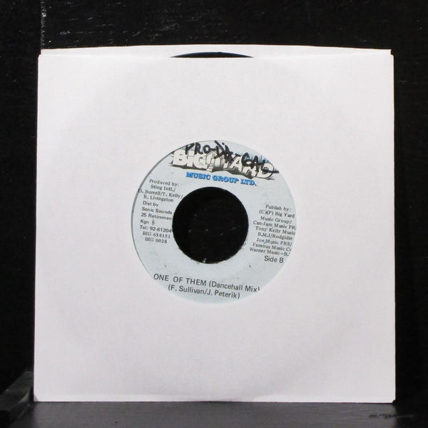 Merciless - One Of Them 7" VG+ Vinyl 45 Big Yard BIG 0028 Jamaica 1997 - Shuga Records