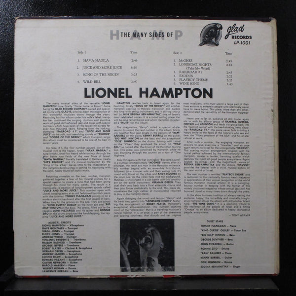 Lionel Hampton - The Many Sides Of Hamp LP VG GLP 1001 Mono 1961 Vinyl Record - Shuga Records