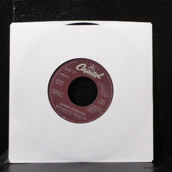 Minnie Riperton - Lover And Friend 7" VG+ Vinyl 45 Capitol 4761 USA 1979 - Shuga Records