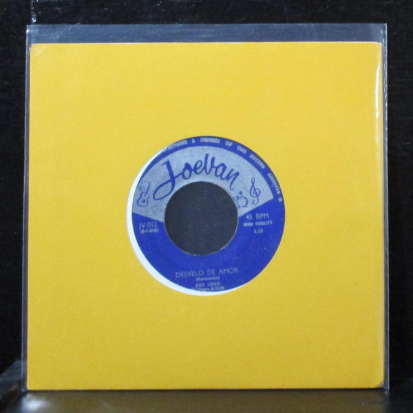 Joey Lewis - Desvelo De Amor 7" VG Vinyl 45 Joevan Records Trinidad & Tobago - Shuga Records