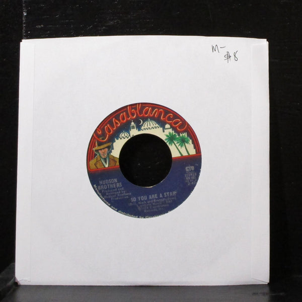 Hudson Brothers - So You Are A Star 7" Mint- Vinyl 45 Casablanca NB 801 USA 1974 - Shuga Records