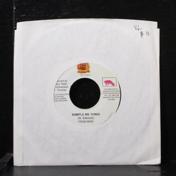 Fras man - Sample Me Thing 7" VG Vinyl 45 Madd Dawg Jamaica 1999 - Shuga Records