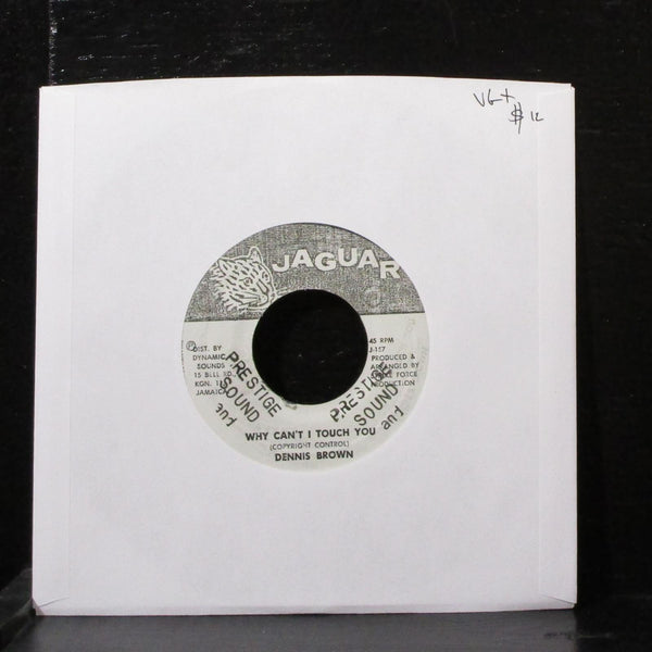 Dennis Brown - Why Can't I Touch You 7" VG+ Vinyl 45 Jaguar J-157 Jamaica - Shuga Records