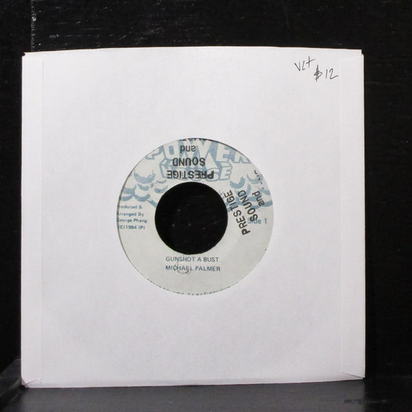 Michael Palmer - Gunshot A Bust 7" VG+ Vinyl 45 Power House Jamaica - Shuga Records