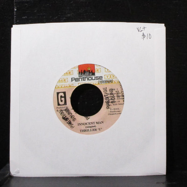 Thriller 'U' - Innocent Man 7" VG+ Vinyl 45 Penthouse Vintage Jamaica - Shuga Records