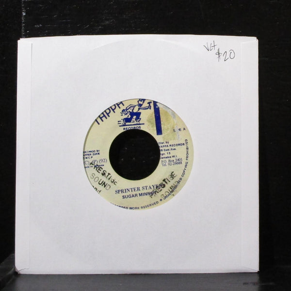 Sugar Minnot - Sprinter Stayer 7" VG+ Vinyl 45 Tappa Jamaica 1992 - Shuga Records