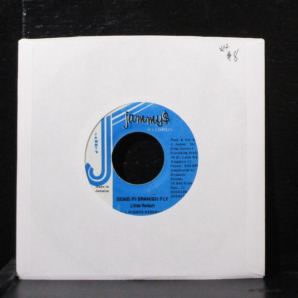 Little Twitch - Send Fi Spanish Fly 7" VG+ Vinyl 45 Jammy's Jamaica - Shuga Records
