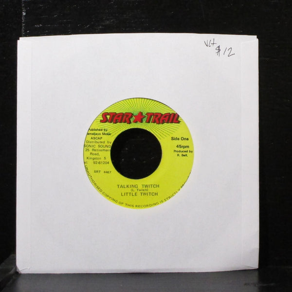 Little Twitch - Talking Twitch 7" VG+ Vinyl 45 Star Trail SRT 4467 Jamaica - Shuga Records