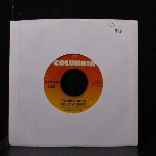 Tyrone Davis - Get On Up / It's You, It's You 7" VG Vinyl 45 Columbia 3-10684 - Shuga Records