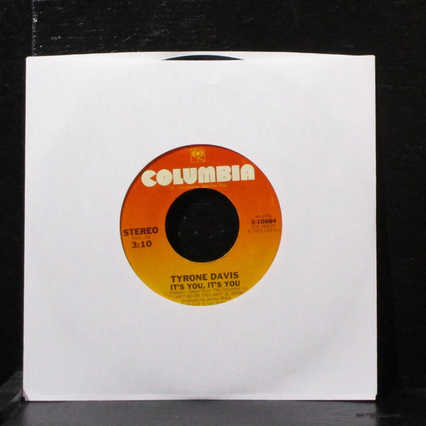 Tyrone Davis - Get On Up / It's You, It's You 7" VG Vinyl 45 Columbia 3-10684 - Shuga Records