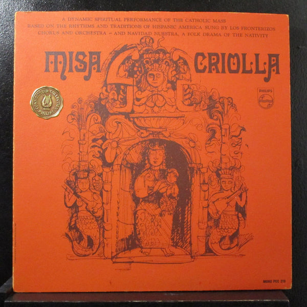 Los Fronterizos - Misa Criolla LP VG+ PCC-219 Mono 1965 Vinyl Record w/Book - Shuga Records