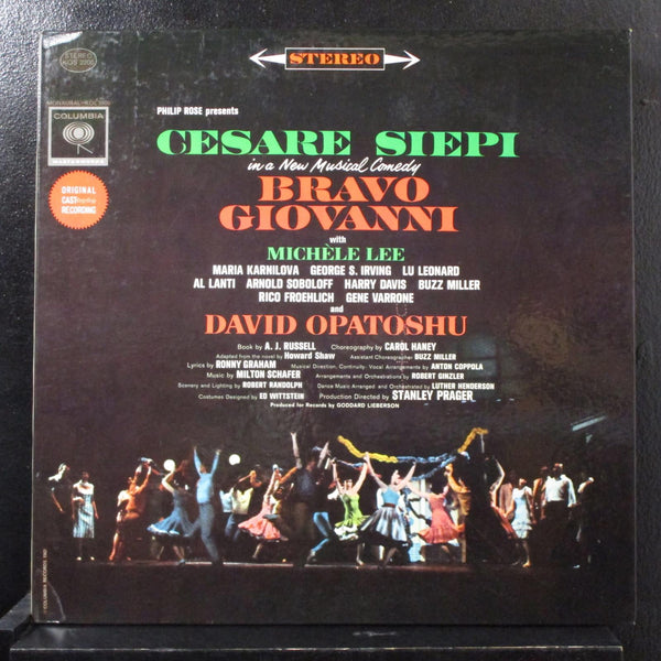 Various - Bravo Giovanni - Musical Comedy LP Mint- KOS 2200 Grey 6i Vinyl Record - Shuga Records