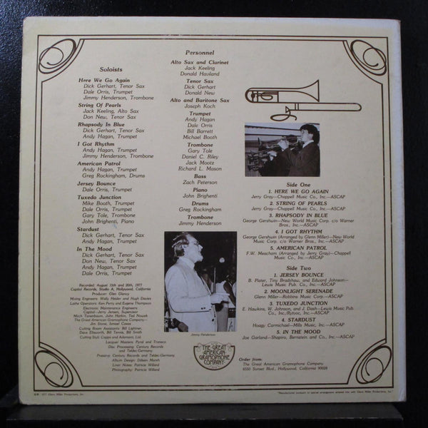 The Direct Disc Sound Of The Glenn Miller Orchestra LP VG+ GADD-1020 D2D Record - Shuga Records