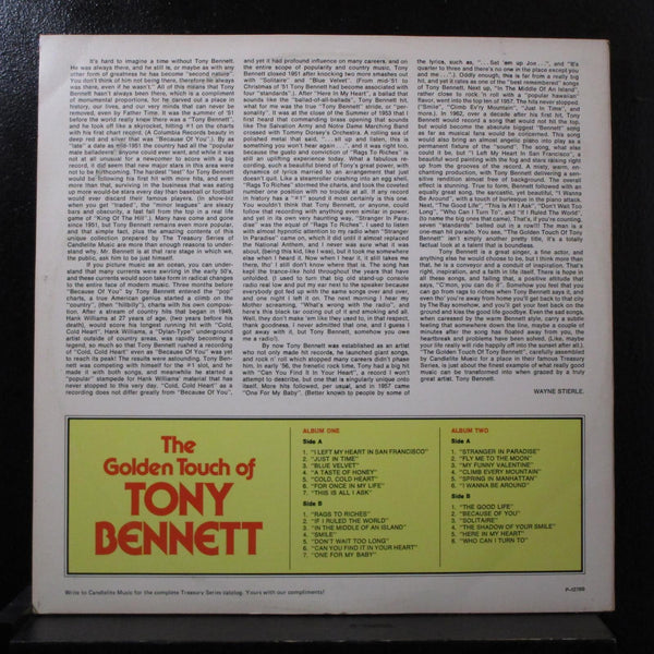 Tony Bennett - The Golden Touch Of Tony Bennett 2 LP Mint- P-12789 Vinyl Record - Shuga Records
