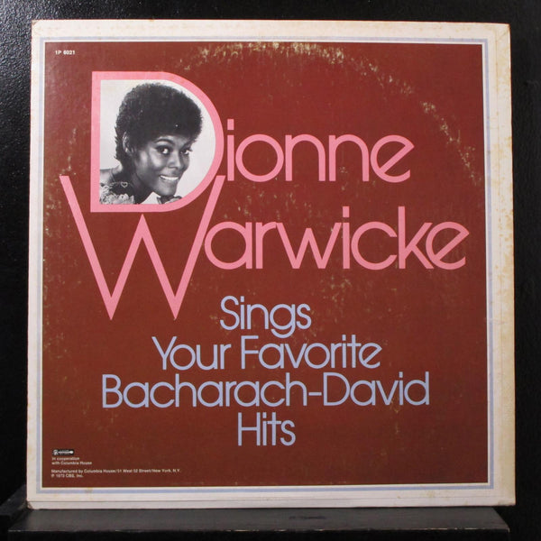Dionne Warwicke - Sings Your Favorite Bacharach David LP Mint- 1P 6021 Record - Shuga Records