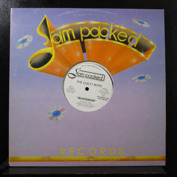 The Gucci Boys - Blockhead 12" Mint- JPI-2009 White Promo 1987 USA Vinyl Record - Shuga Records