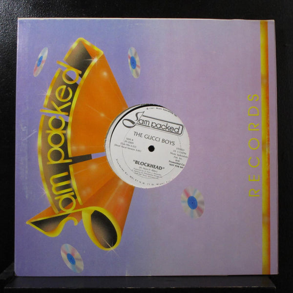The Gucci Boys - Blockhead 12" Mint- JPI-2009 White Promo 1987 USA Vinyl Record - Shuga Records