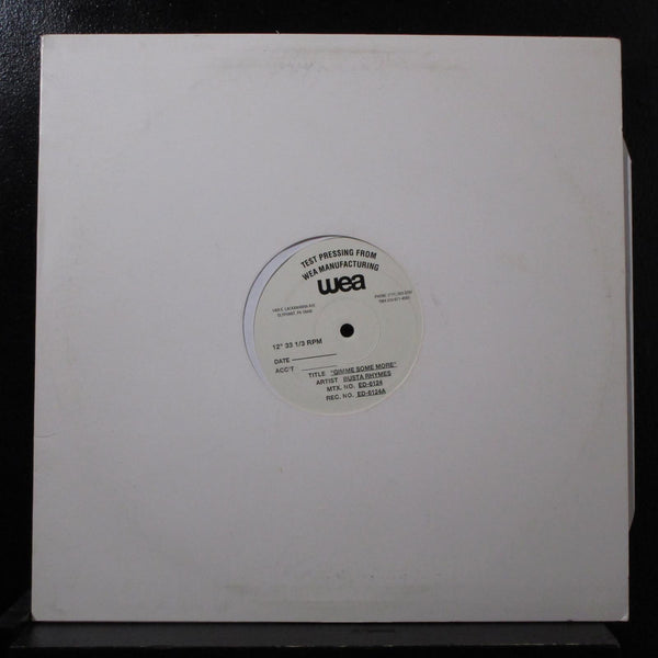 Busta Rhymes - Gimme Some More / Tear The Roof Off 12" VG+ ED-6124 Test Pressing - Shuga Records