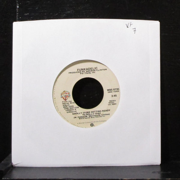Funkadelic - Cholly / Into You 7" VG+ Vinyl 45 WBS 8735 USA 1978 - Shuga Records