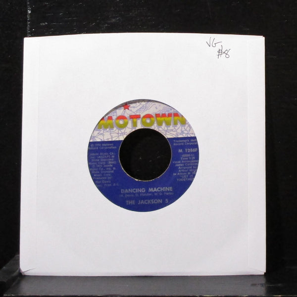 The Jackson 5 - Dancing Machine 7" VG Vinyl 45 Motown M 1286F USA 1974 - Shuga Records
