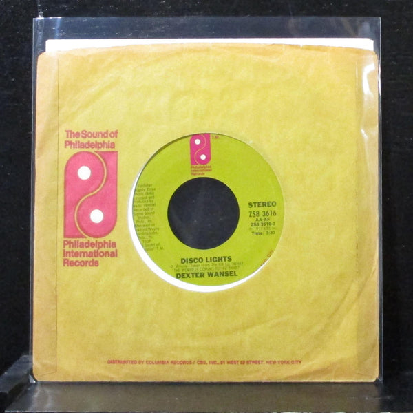 Dexter Wansel - Disco Lights / Ode Infinitum 7" VG+ Vinyl 45 Phila Intl ZS8 3616 - Shuga Records
