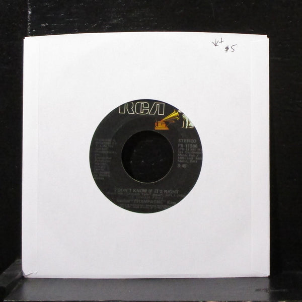 Evelyn "Champagne" King - I Don't Know If It's Right 7" VG+ Vinyl 45 PB-11386 - Shuga Records