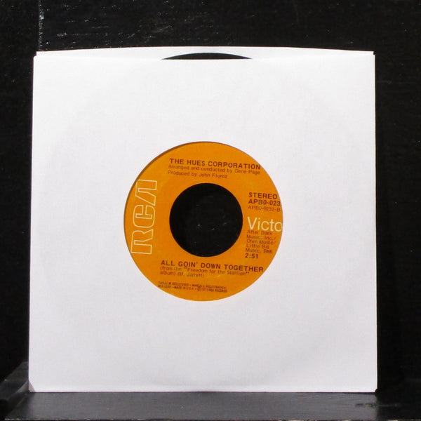 The Hues Corporation - Rock The Boat 7" VG Vinyl 45 RCA APB0-0232 USA 1974 - Shuga Records
