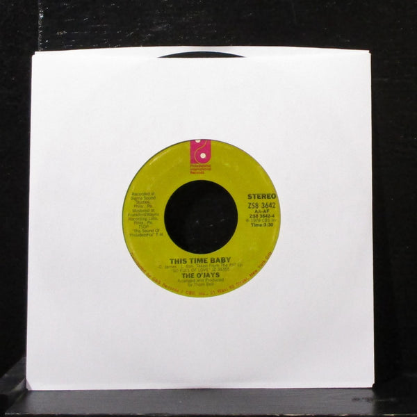 The O'Jays - Use Ta Be My Girl / This Time Baby 7" VG+ Vinyl 45 ZS8 3642 USA - Shuga Records