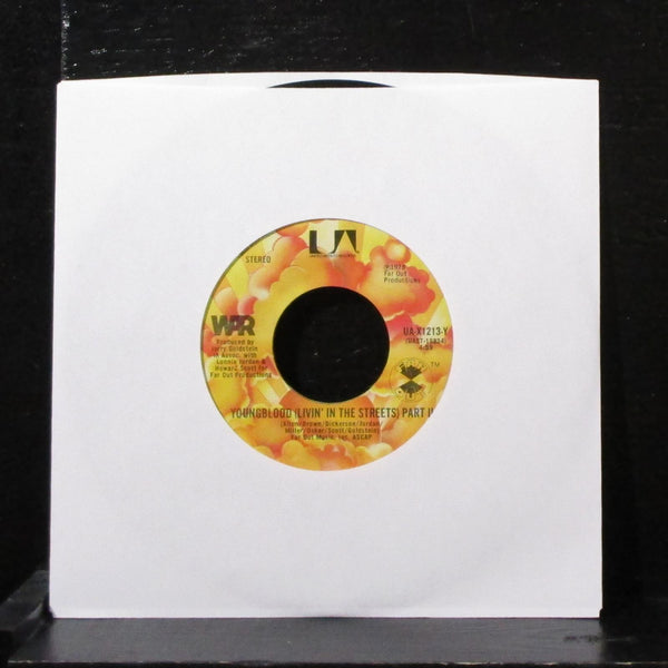 War - Youngblood 7" VG+ Vinyl 45 United Artists UA-X1213-Y USA 1978 - Shuga Records