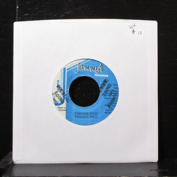 Frankie Paul - Foreign Mind 7" VG+ Vinyl 45 Jammy's Jamaica 1983 - Shuga Records