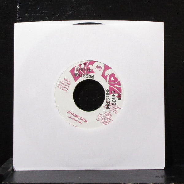 Frankie Paul - Shame Dem 7" Mint- Vinyl 45 Live And Love LLD-0008 Jamaica - Shuga Records