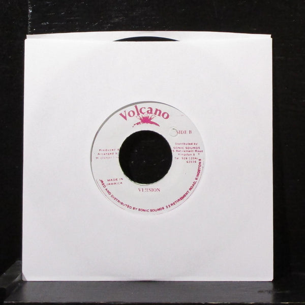 Frankie Paul - Curfew In The Dance 7" VG+ Vinyl 45 Volcano Jamaica - Shuga Records