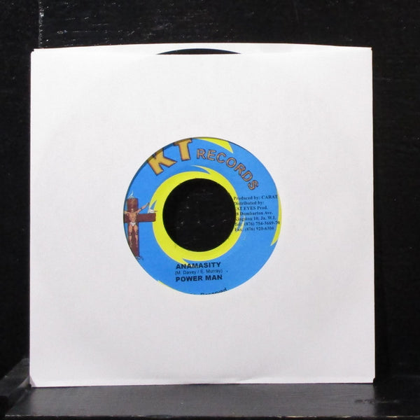 Jigsy King / Power Man - Cock It Up / Anamasity 7" VG+ Vinyl 45 KT Jamaica - Shuga Records