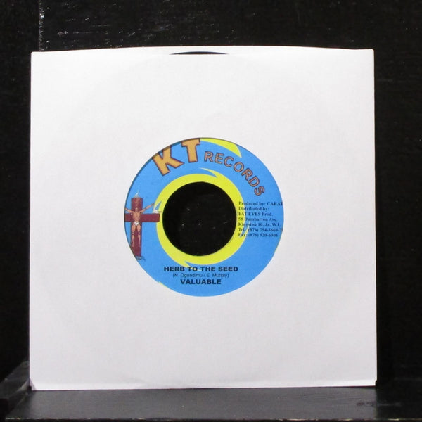 Valuable / Danny English - Herb To The Seed / Girl Want A Man 7" VG+ Vinyl 45 KT - Shuga Records