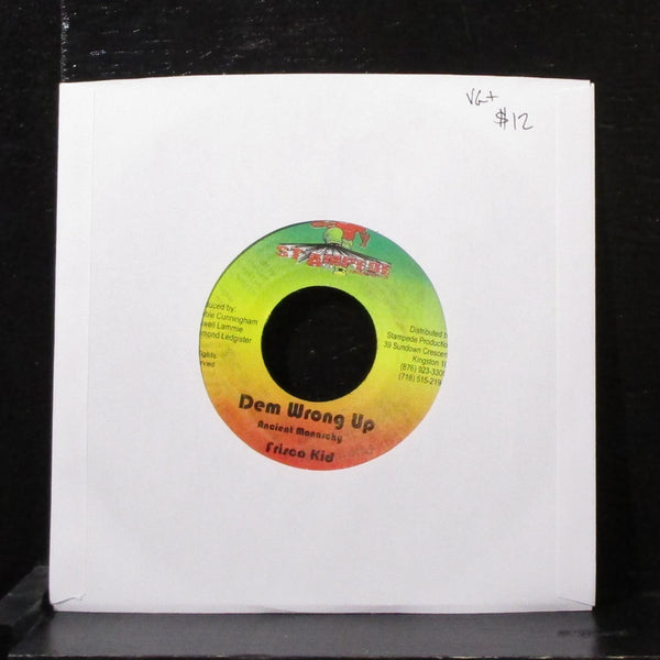 Frisco Kid / Wappalous - Dem Wrong Up / Fall On Top 7" VG+ Vinyl 45 Stampede - Shuga Records