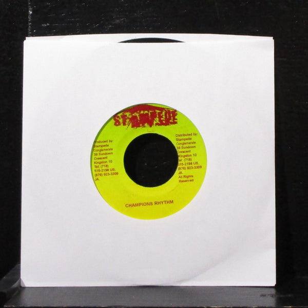 King David - Champion Of Champions 7" VG+ Vinyl 45 Stampede Jamaica - Shuga Records