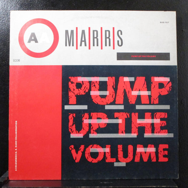 M|A|R|R|S - Pump Up The Volume 12" Mint- BAD707 UK 1987 1st Vinyl Record - Shuga Records