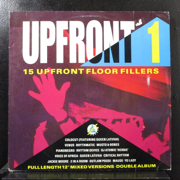 Various - Upfront 1 - 15 Upfront Floor Fillers - VG+ 2 LP Record 1990 UK Vinyl - House / Techno / Acid House / Bleep - Shuga Records