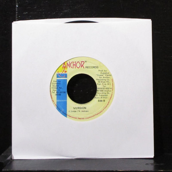 J.C. Lodge & Tiger - Love Me Baby 7" VG+ Vinyl 45 Anchor Jamaica 1988 - Shuga Records