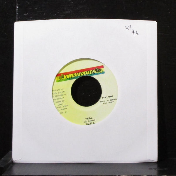 Sizzla - Real 7" VG+ Vinyl 45 Xterminator Jamaica 1998 - Shuga Records