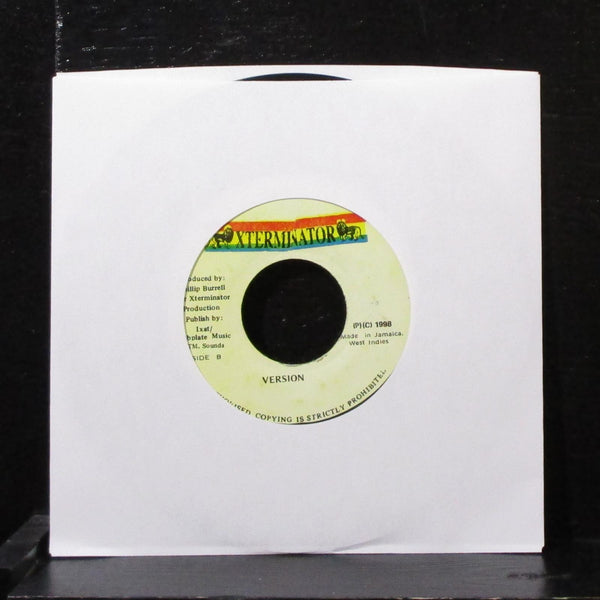 Sizzla - Real 7" VG+ Vinyl 45 Xterminator Jamaica 1998 - Shuga Records