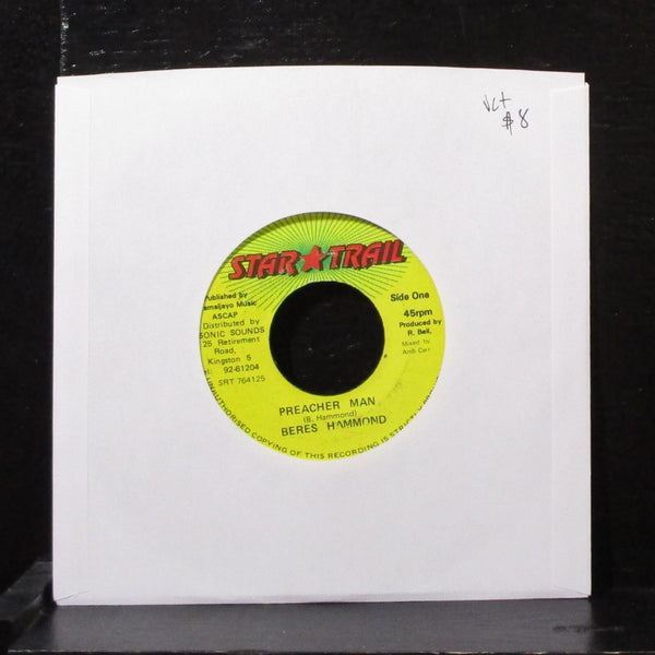 Beres Hammond - Preacher Man 7" VG+ Vinyl 45 Star Trail SRT 764125 Jamaica - Shuga Records