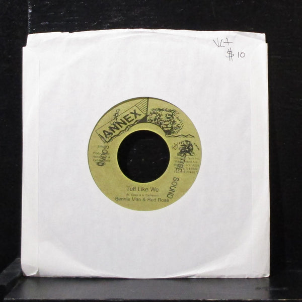 Beenie Man & Red Rose - Tuff Like We 7" VG+ Vinyl 45 Annex ET-012 USA 1997 - Shuga Records